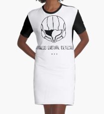 Samus (white drop) Graphic T-Shirt Dress