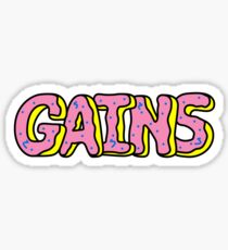 Donut Gains Sticker