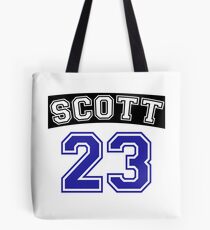 scott 23 one tree hill ravens jersey v2 Tote Bag