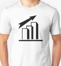 Chart arrow profit Unisex T-Shirt