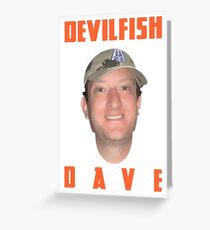 Barstool Devilfish Dave Greeting Card