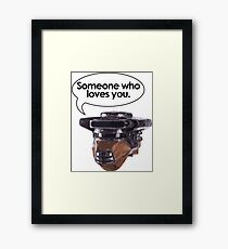 Leia Loves You Framed Print