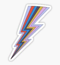 Rainbow Lightning Bolt Sticker