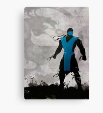 Mortal Kombat Inspired Sub-Zero Poster Canvas Print
