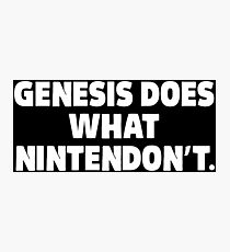 Genesis Does Photographic Print