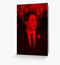Justin Trudeau - Celebrity Greeting Card