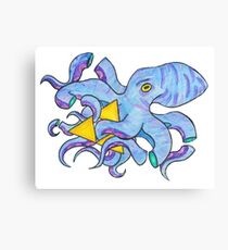 A tentacle-y encounter Canvas Print
