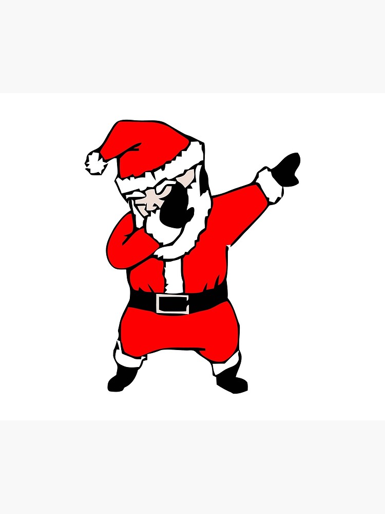 Funny Santa Dab Art Print By Debravaughn Redbubble 