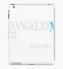 Evangelion 3.33 Title card iPad Case/Skin