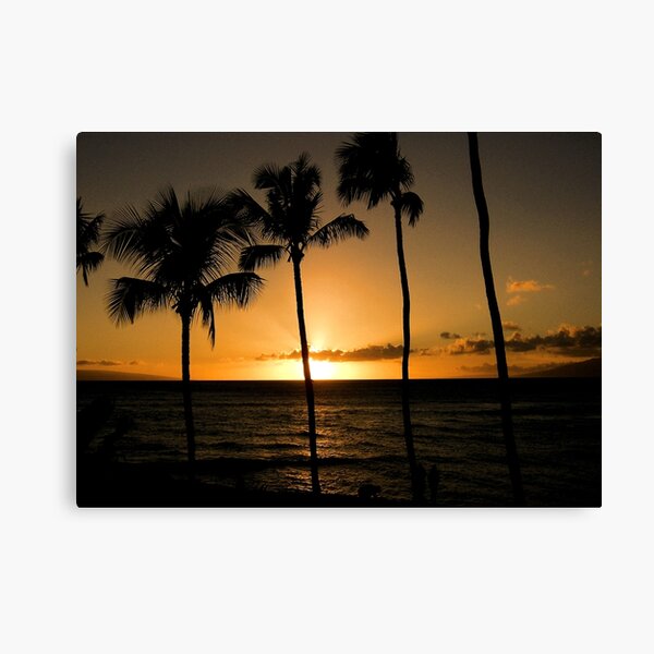 Tropical Sunset Canvas Print