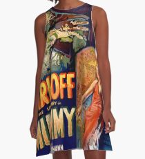 Vintage poster - The Mummy A-Line Dress