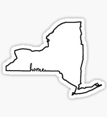 New York Home Outline Sticker