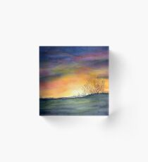 Last Night Acrylic Block