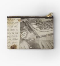 Vintage Cookbook Studio Pouch