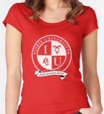 Idris University (dark-based) Women's Fitted Scoop T-Shirt