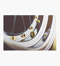 BBS LM with Gold Bolts and Polished Lips Photographic Print
