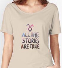 All the stories are true (watercolor) Women's Relaxed Fit T-Shirt