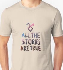 All the stories are true (watercolor) Slim Fit T-Shirt