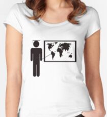 Geography teacher Women's Fitted Scoop T-Shirt