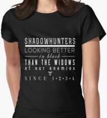 Camiseta entallada para mujer Los instrumentos mortales: "Cazadores de sombras"