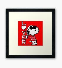 Snoopy Vintage 70's Framed Print