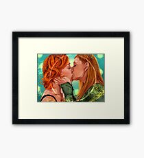 Liebe ist mächtig Gerahmtes Wandbild