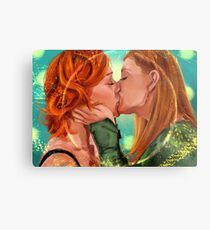 Love is Powerful Metal Print