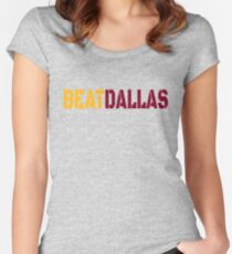 Beat Dallas A Washington DC / Maryland and Virginia Saying Women's Fitted Scoop T-Shirt