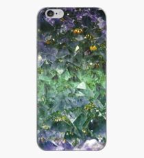 Vinilo o funda para iPhone Esmeralda gema de corte áspero