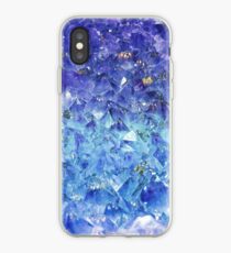 Saphir-Rohschnitt-Edelstein iPhone-Hülle & Cover