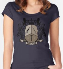 Fillion Character Crest Women's Fitted Scoop T-Shirt
