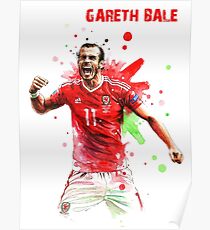 GARETH BALE - 11 - WALES Poster