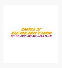 Girls' Generation Photographic Print