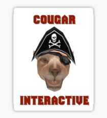 Cougar Interactive Sticker
