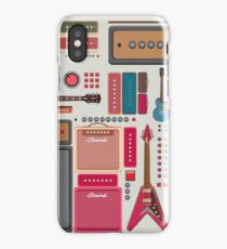 compilation guitar and amplifier iPhone Case