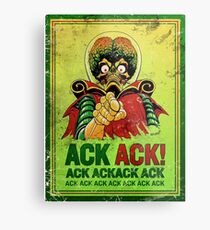 Mars Attack - ACK ACK! Metal Print