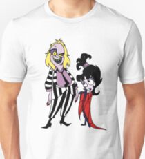 Beetlejuice - Lydia & Beetlejuice Gruppe 05 - Ohnmacht Slim Fit T-Shirt