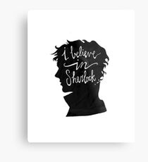 I Believe in Sherlock Metal Print
