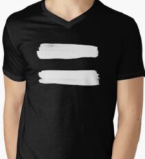Equality Paint White Men's V-Neck T-Shirt