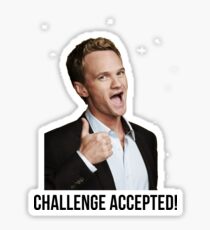 Barney Challenge Sticker