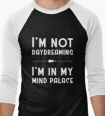 Sherlock, Mind Palace (B&W) Men's Baseball ¾ T-Shirt