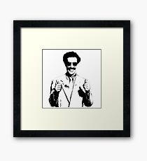Borat Framed Print