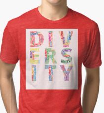 Colourful Unity in Diversity Tri-blend T-Shirt