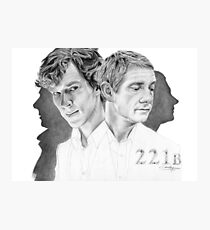 Lámina fotográfica Sherlock y John