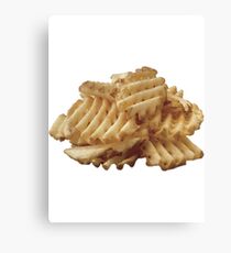 Waffle Fries Canvas Print