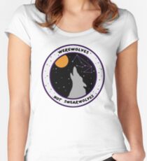 Werewolves Not Swearwolves Women's Fitted Scoop T-Shirt