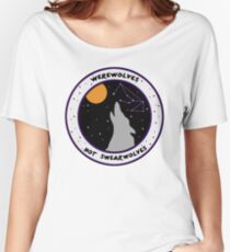 Camiseta ancha Hombres Lobo no Swearwolves