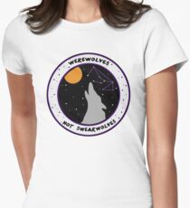 Werewolves Not Swearwolves Women's Fitted T-Shirt