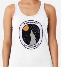 Werwölfe sind keine Schwärmer Racerback Tank Top