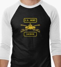 Army Armor T-Shirt Men's Baseball ¾ T-Shirt